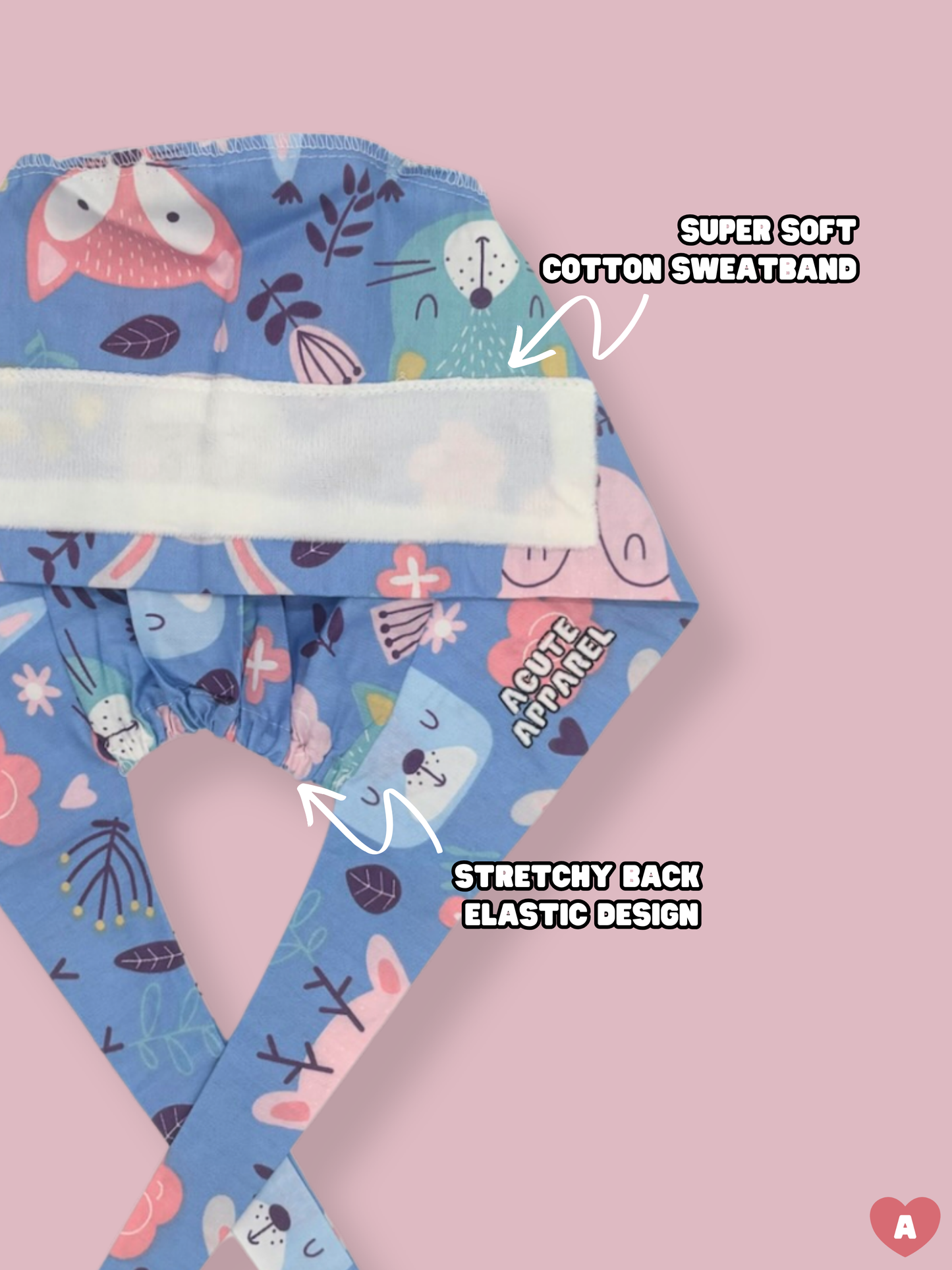 Forest Friends Scrub Cap