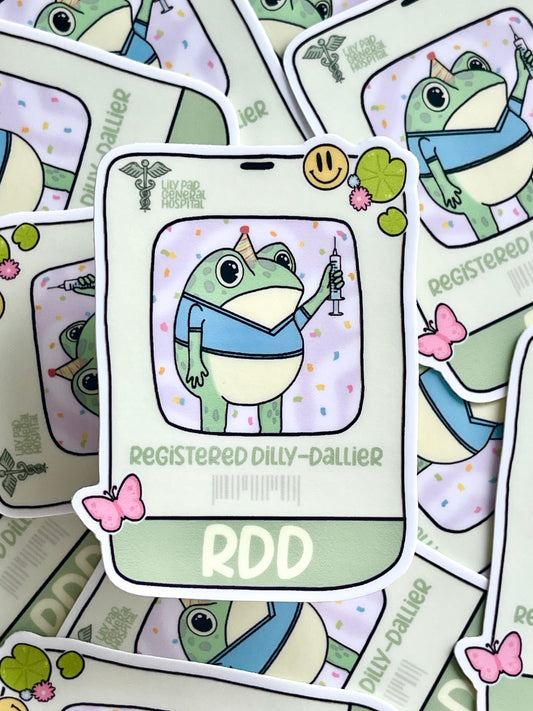Registered Dilly-Dallier Sticker