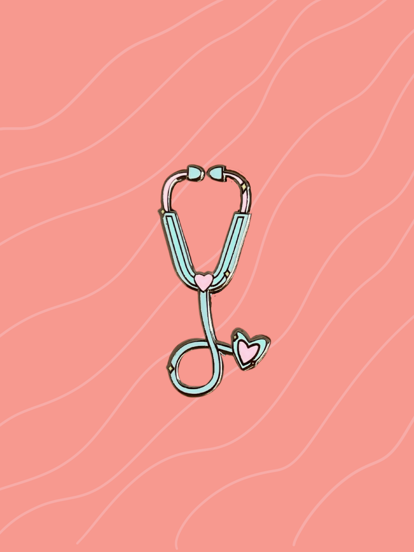 Kawaii Stethoscope Enamel Pin