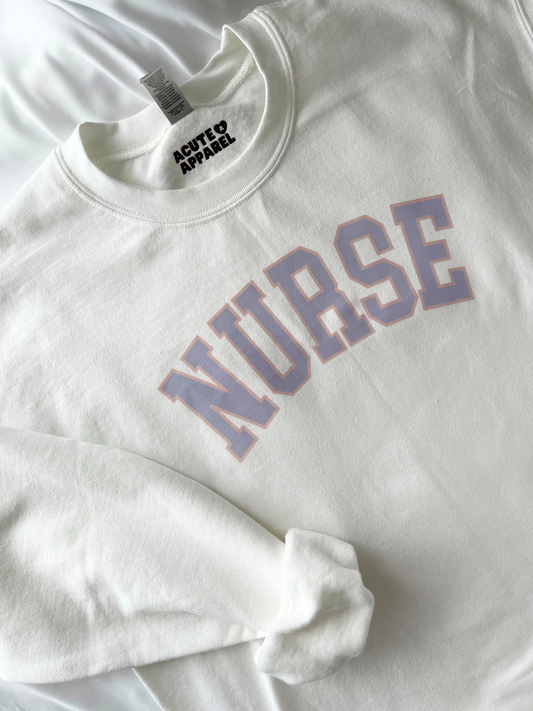 Varsity Nurse Crewneck