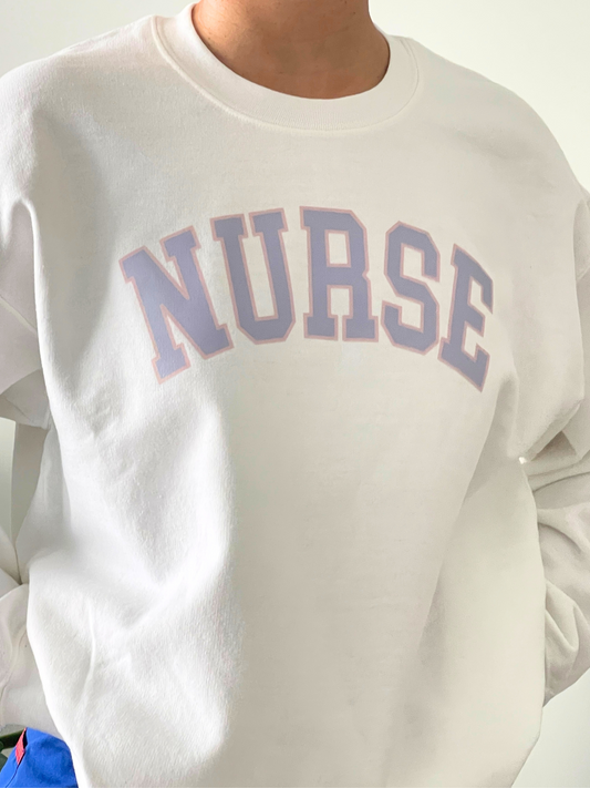 Varsity Nurse Crewneck
