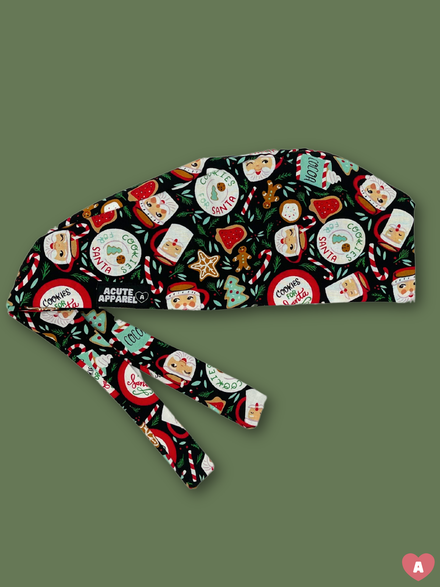 Cookies for Santa Scrub Cap