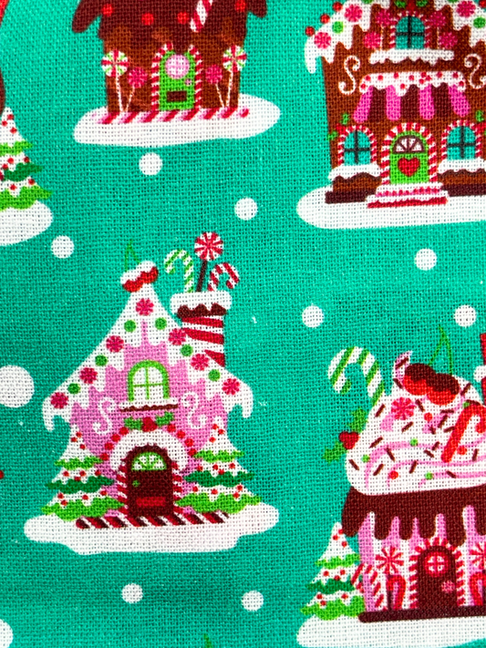 Gingerbread House Scrub Cap