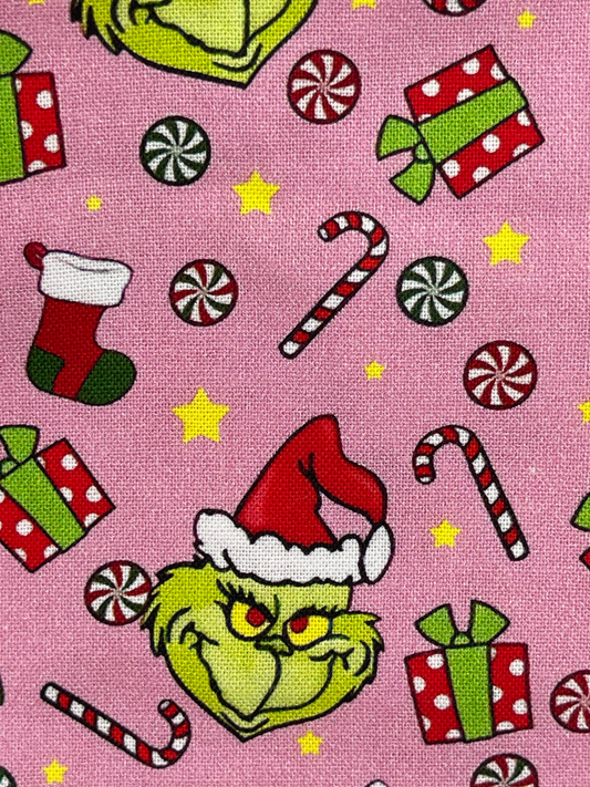 Resting Grinch Face Scrub Cap