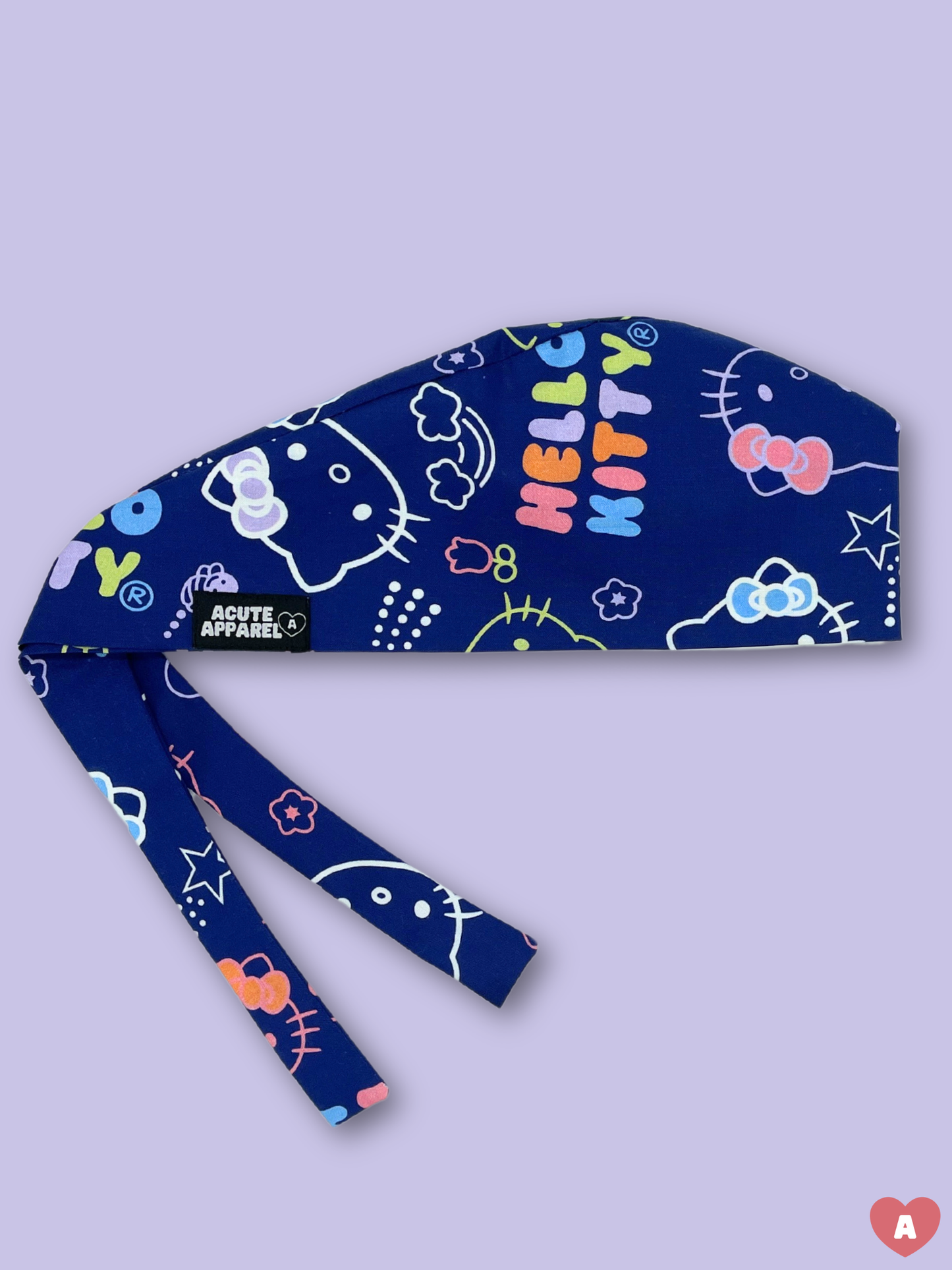 Blue Hello Kitty Scrub Cap