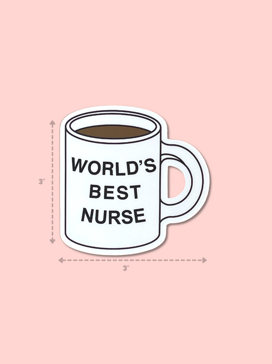 World's Best Nurse Sticker