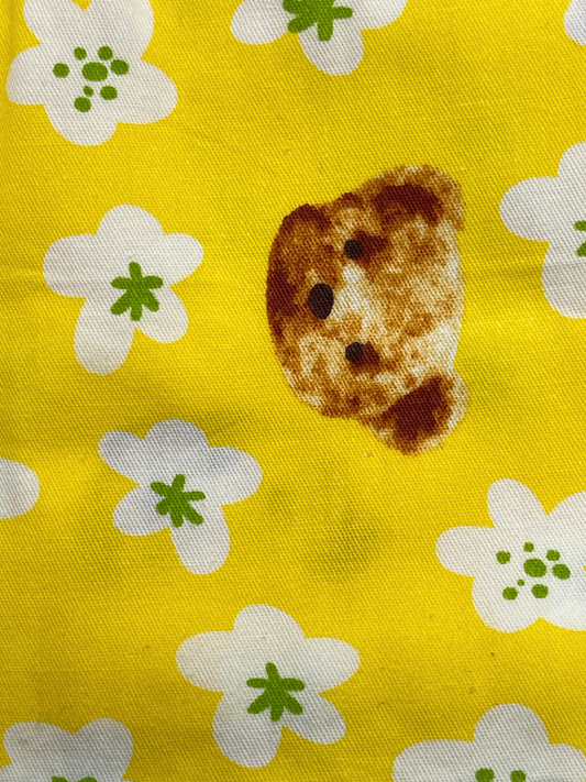 Yellow Teddy Scrub Cap