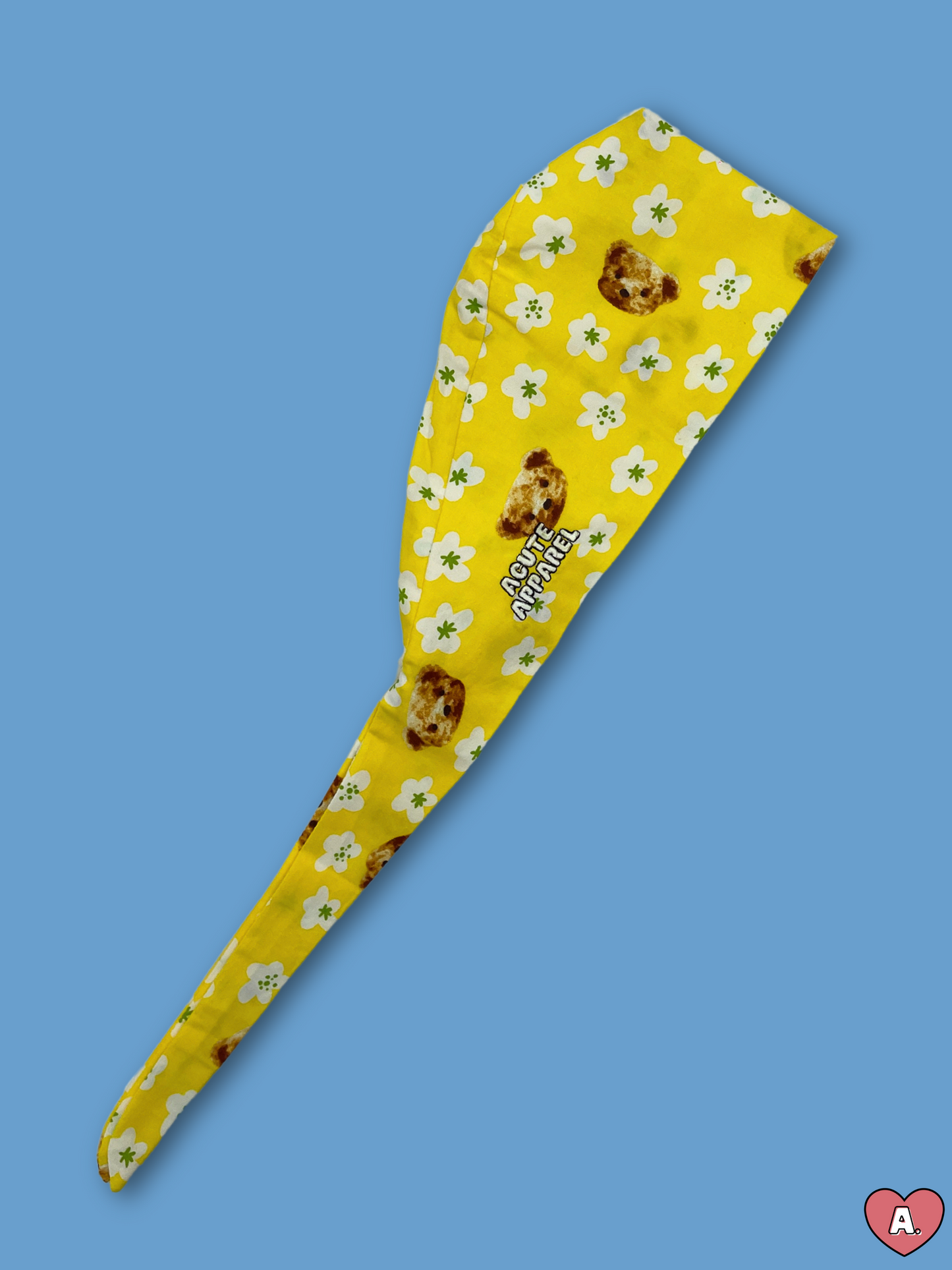 Yellow Teddy Scrub Cap