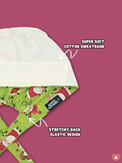 Christmas Cactus Scrub Cap