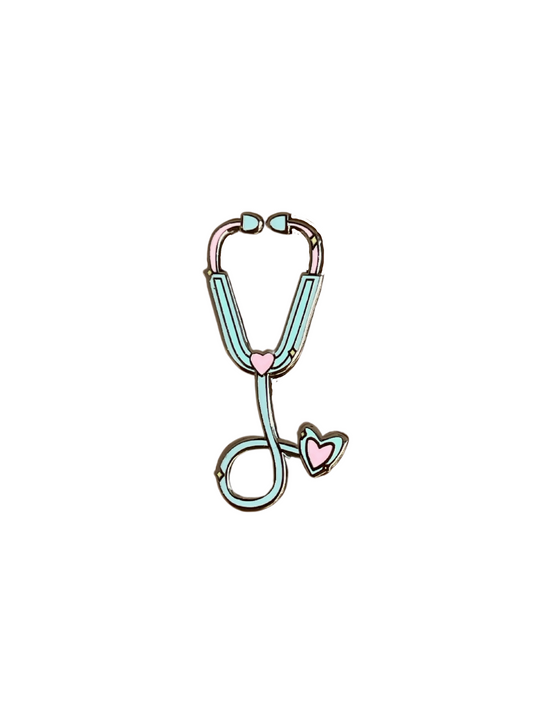 Kawaii Stethoscope Enamel Pin