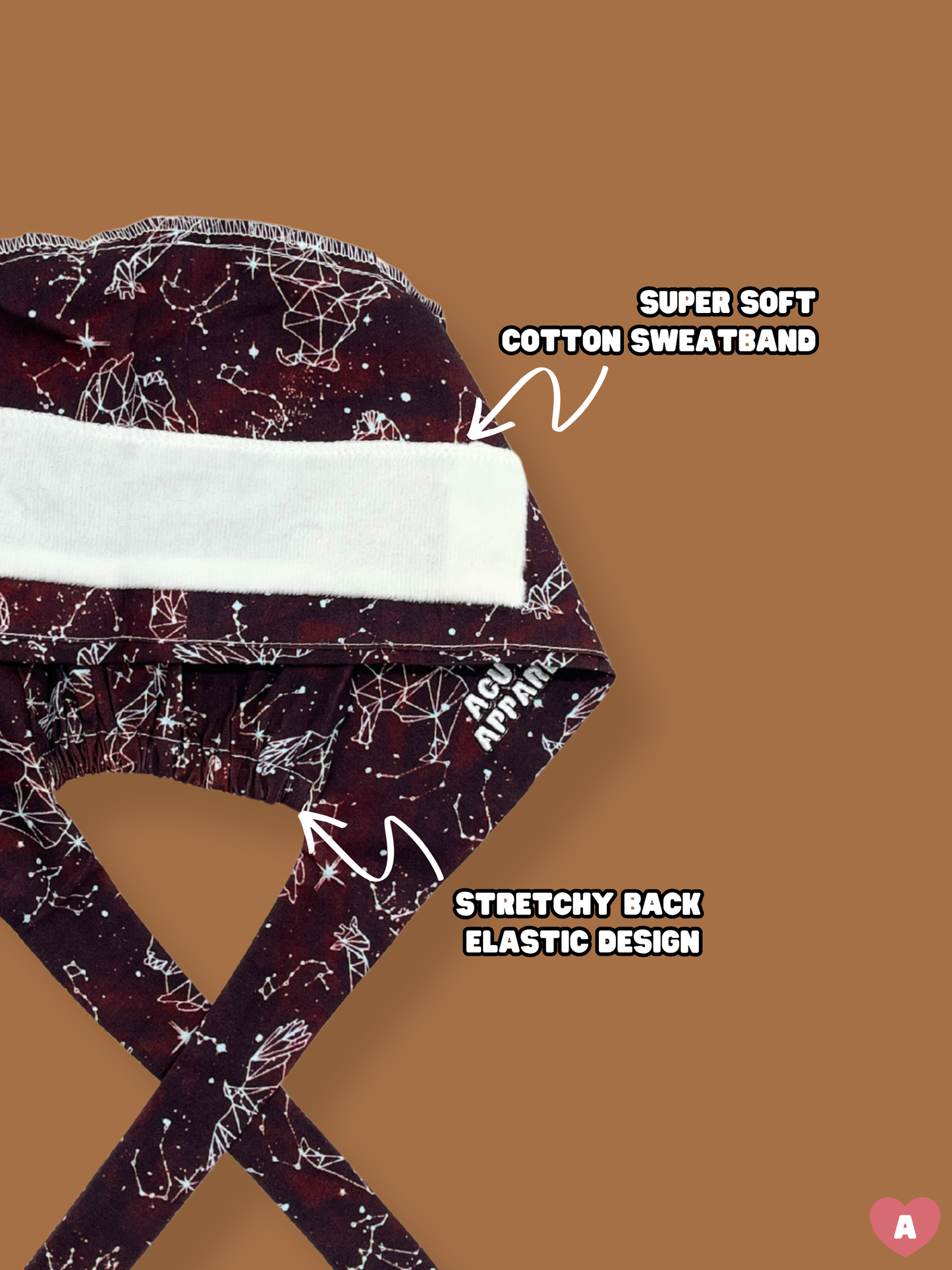 Animal Constellations Scrub Cap
