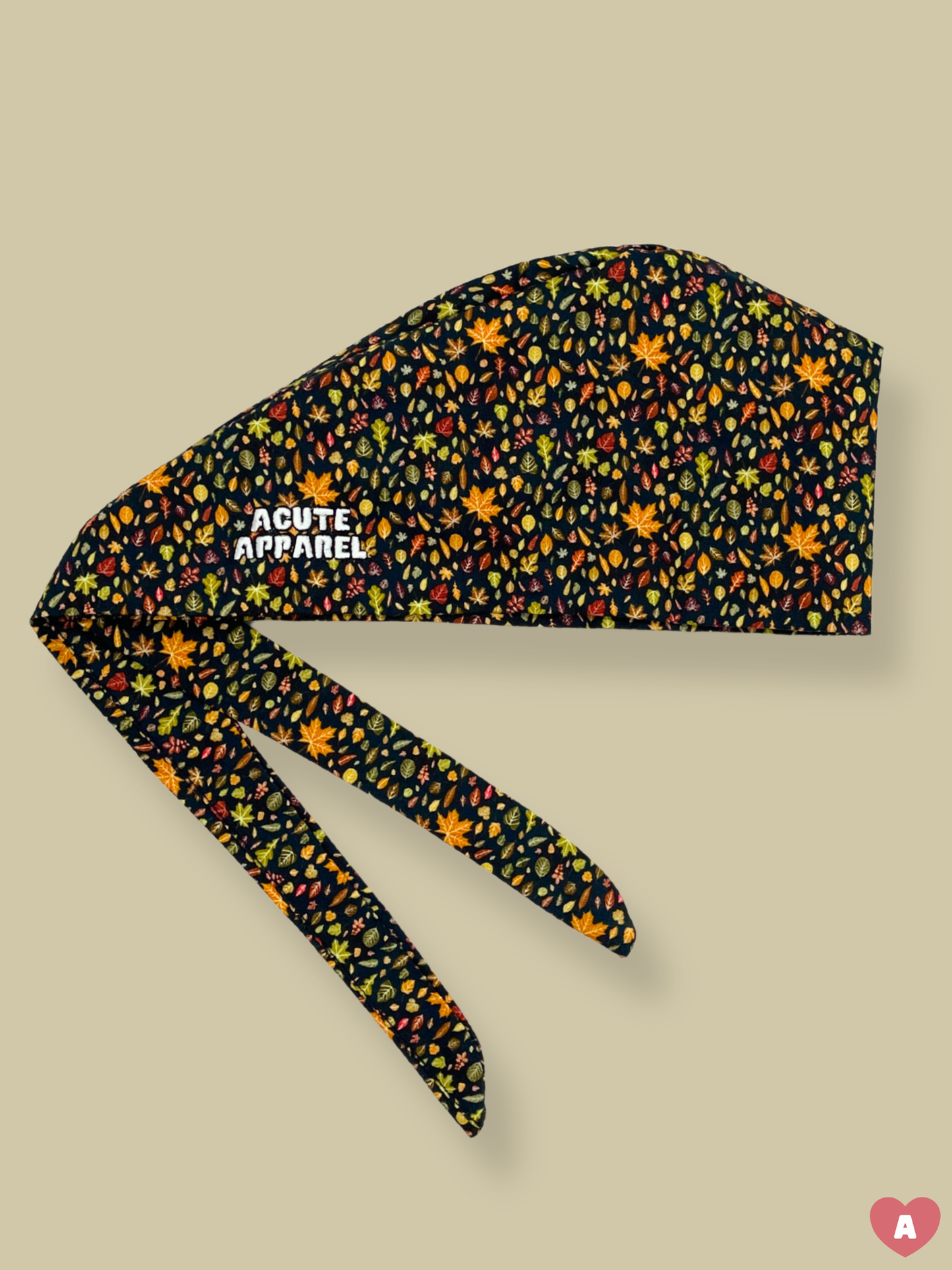 Autumn Leaves Scrub Cap