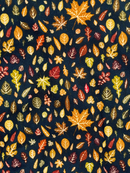 Autumn Leaves Scrub Cap