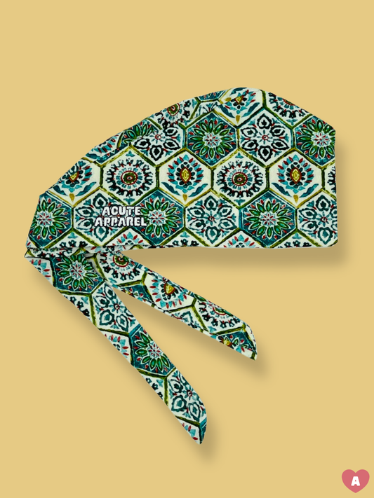 Azulejo Scrub Cap