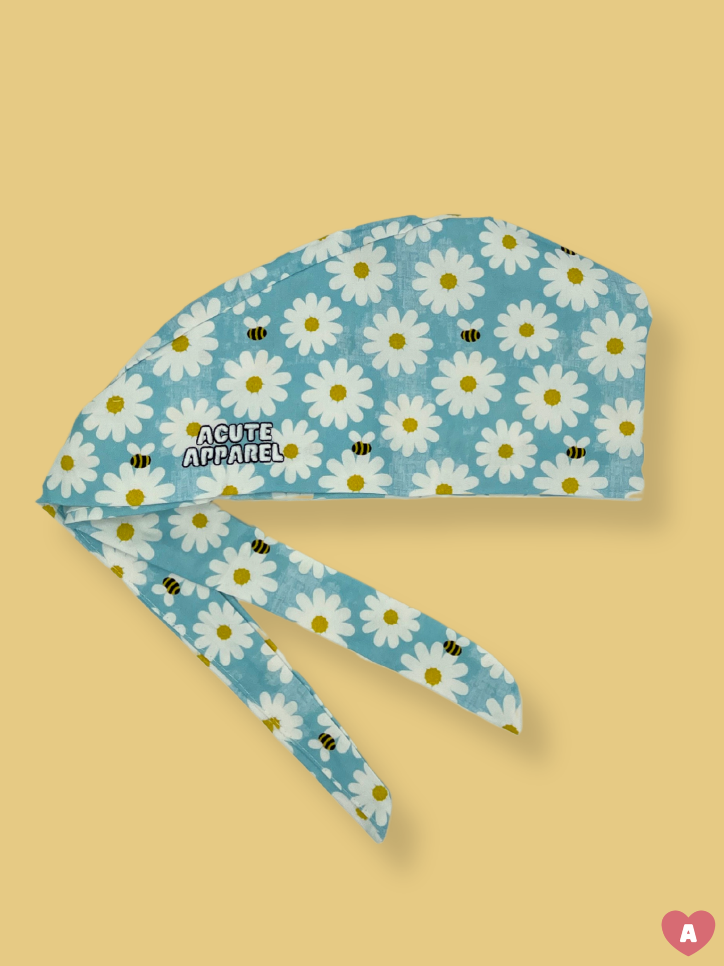 Bees N' Daisies Scrub Cap