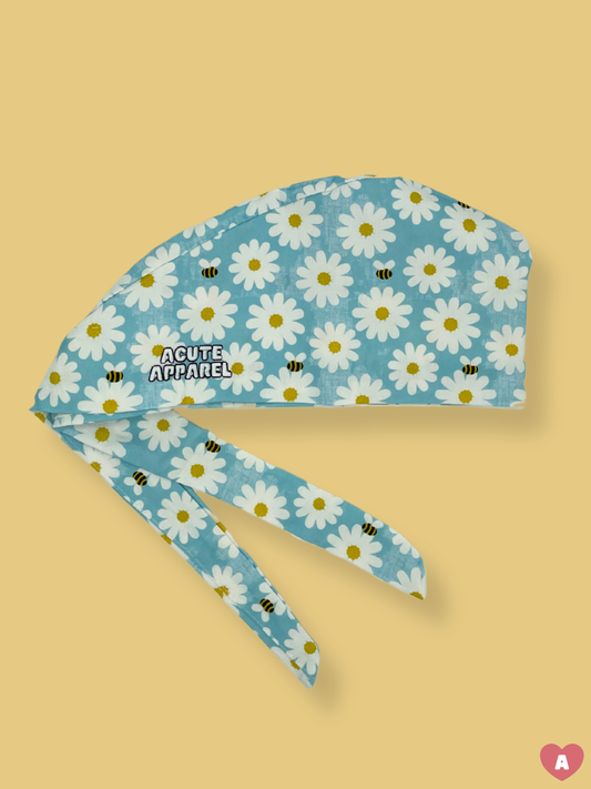 Bees N' Daisies Scrub Cap