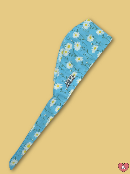 Daisy Blue Scrub Cap