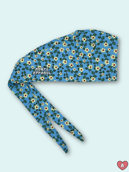 Garden Blue Scrub Cap