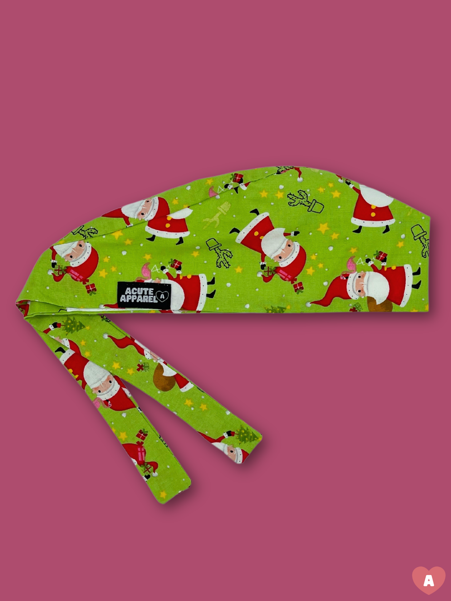 Christmas Cactus Scrub Cap