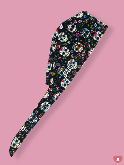Calavera Sugar Skull Scrub Cap