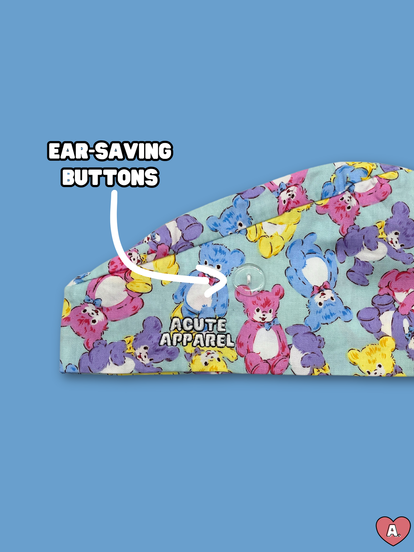 Beary Cute Scrub Cap