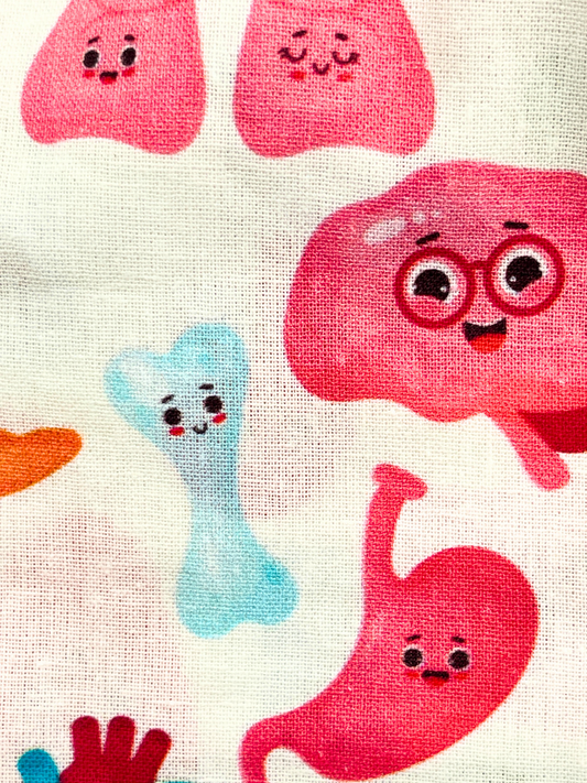Cute Organs Scrub Cap