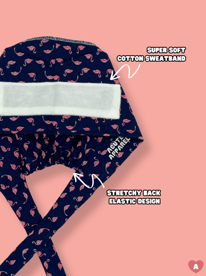 Flamingo Scrub Cap