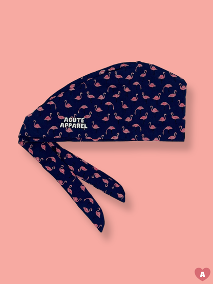 Flamingo Scrub Cap