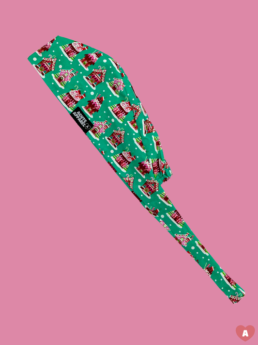 Gingerbread House Scrub Cap