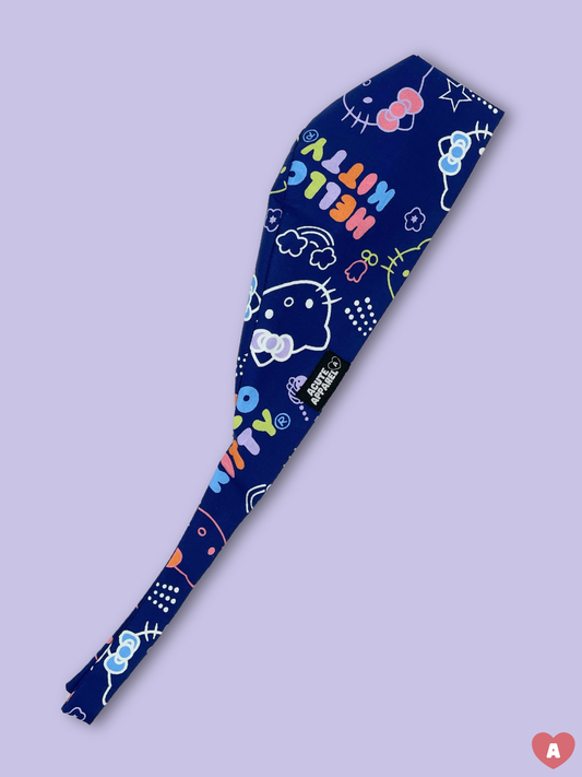 Blue Hello Kitty Scrub Cap