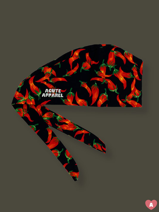 Hot Chili Scrub Cap
