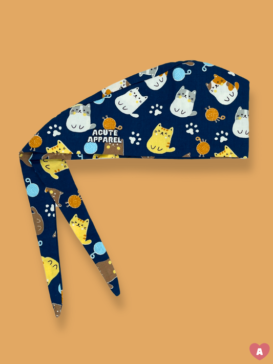 Knitty Kitties Scrub Cap