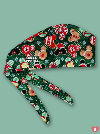 Mickey Christmas Scrub Cap