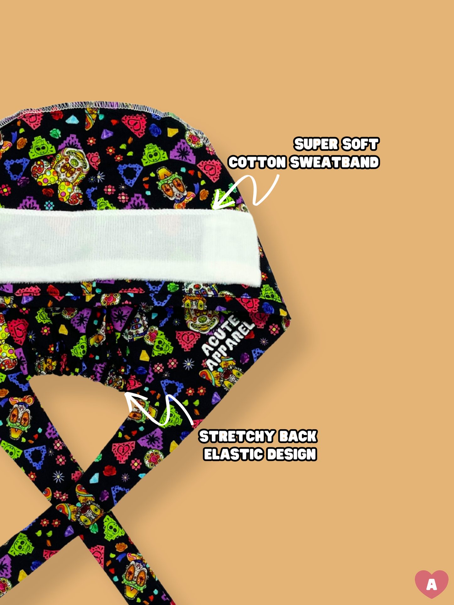 Mickey Papel Picado Scrub Cap