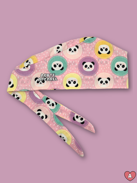 Pink Pandamonium Scrub Cap