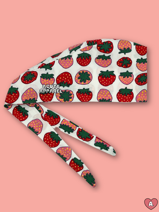 Strawberry Scrub Cap