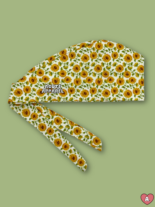 Sunflower Scrub Cap