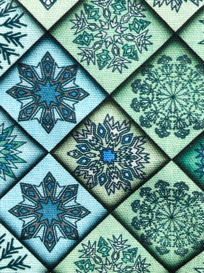 Winter Mosaic Scrub Cap