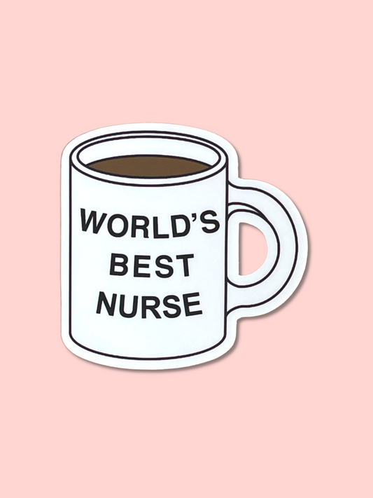 World's Best Nurse Sticker