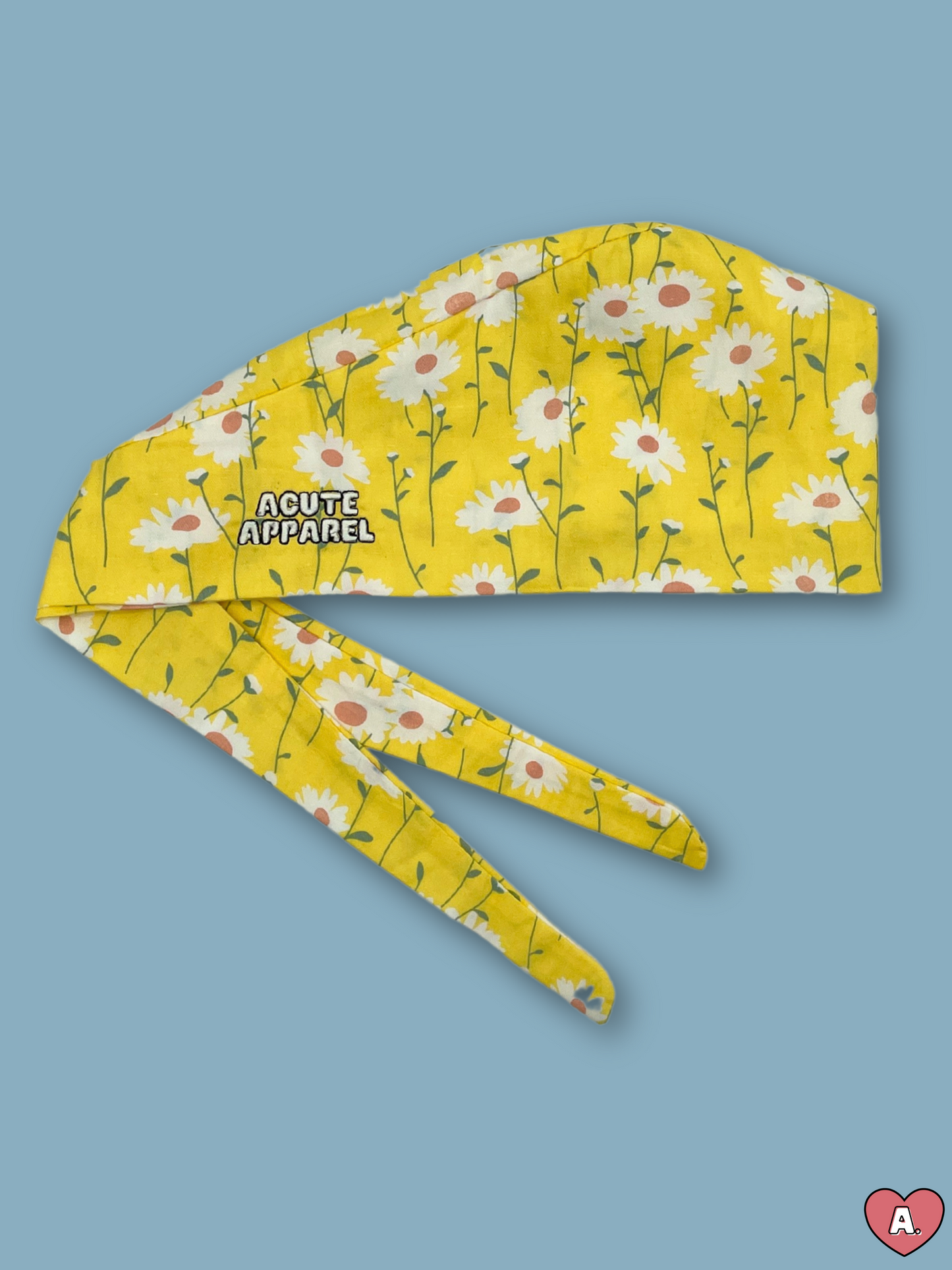 Daisy Yellow Scrub Cap