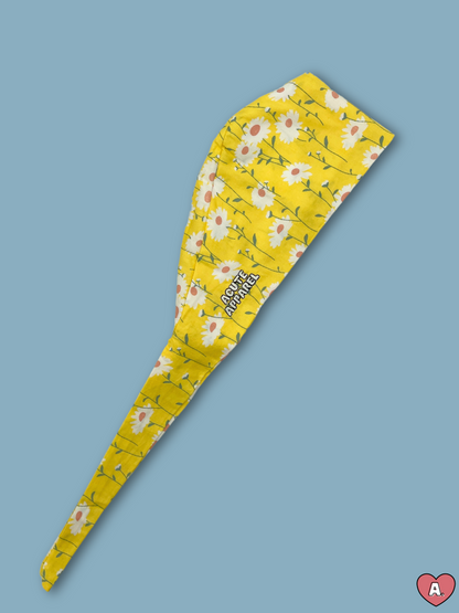 Daisy Yellow Scrub Cap