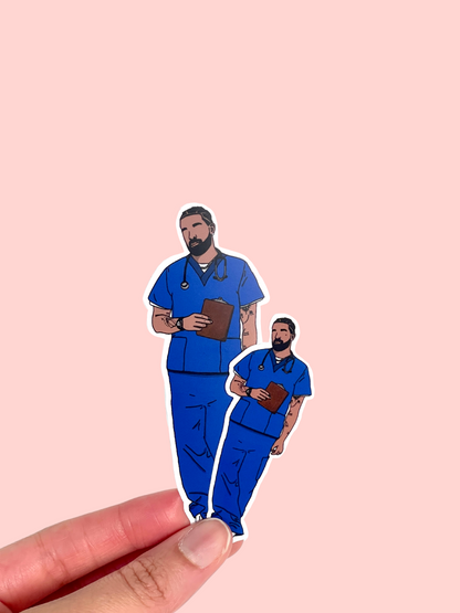 Nurse Papi Sticker